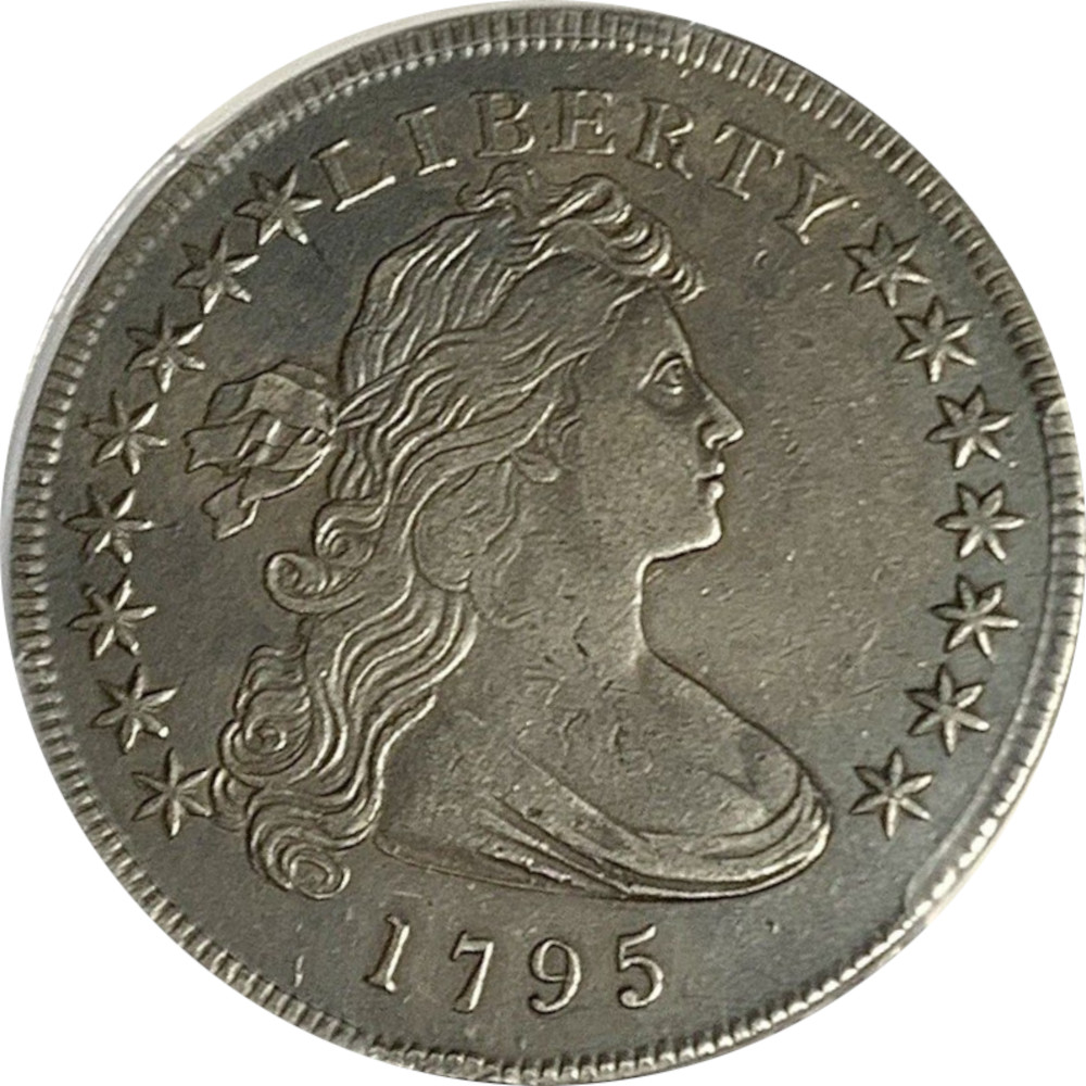 1795-$1-Draped-Bust-Dollar-Small-Eagle-Off-Center-Bust-B-14--BB-51